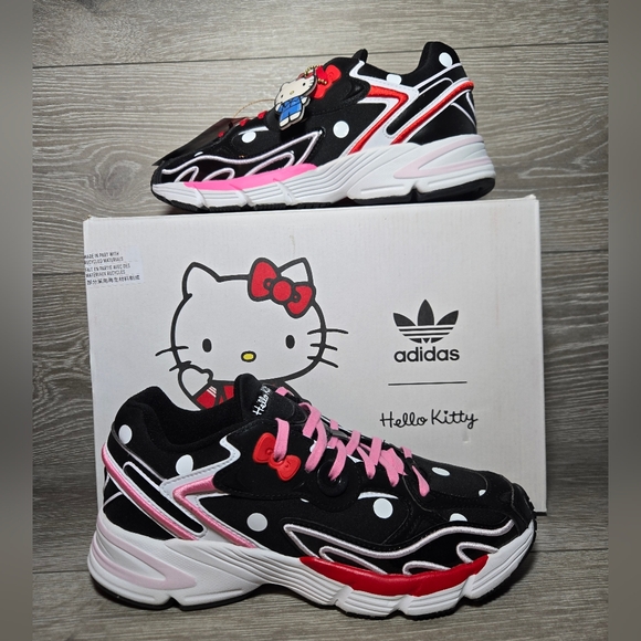 Adidas x Hello Kitty Astir Shoes Womens Size 7.5 Brand New With Box GW7166 - Picture 1 of 12